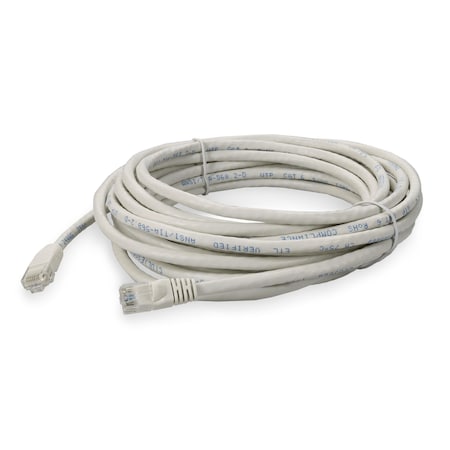 Add-On 35FT RJ-45 MALE TO RJ-45 MALE STRAIGHT WHITE CAT6 UTP PVC COPPER PATCH ADD-35FCAT6-WE